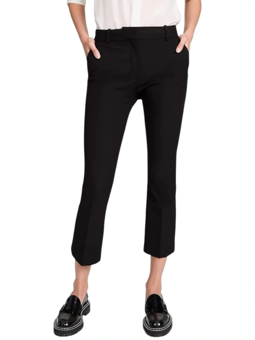 Frame Le Crop Mini Boot Trouser Women’s size 2 in Black
